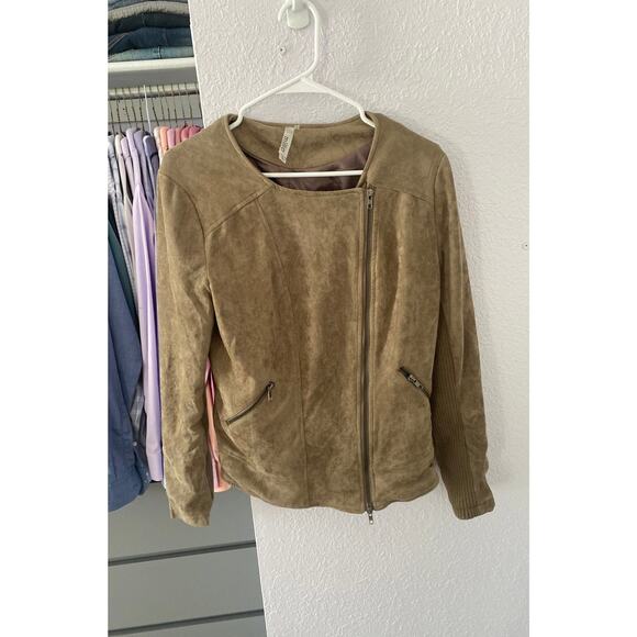 Milla Faux Suede Jacket - Picture 1 of 3